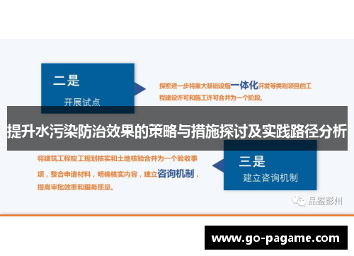 提升水污染防治效果的策略与措施探讨及实践路径分析